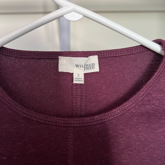 Wilfred Free red long sleeve top - new with tags - Picture 4 of 4